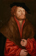 Ritratto di Moritz Buchner - Lucas Cranach l'Ancien — quadro incorniciato alla parete