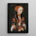 Ritratto di Santa Brigida di Svezia - Lucas Cranach il Vecchio — quadro incorniciato alla parete