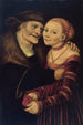 Le Couple mal assorti - Lucas Cranach l'Ancien — vista dell’opera