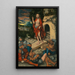 La Resurrezione - Lucas Cranach il Vecchio — quadro incorniciato alla parete