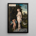 Venere con Cupido che vola sul miele - Lucas Cranach l'Ancien — quadro incorniciato alla parete