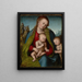 La Vergine Maria con il Bambino e San Giovanni Battista - Lucas Cranach il Vecchio — quadro incorniciato alla parete