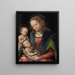 Vergine con Bambino adorata da san Giovanni bambino - Lucas Cranach il Vecchio — quadro incorniciato alla parete
