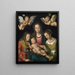 Vergine con Bambino con le sante Caterina e Barbara - Lucas Cranach il Vecchio — quadro incorniciato alla parete