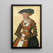 Portrait d'une dame - Lucas Cranach le Jeune — quadro incorniciato alla parete