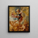 San Michele - Lucas Franchoys il Giovane — quadro incorniciato alla parete