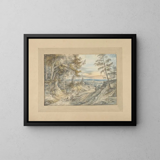 Lucas van Uden - Forest Road at Evening.webp