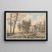 Paesaggio con un mulino ad acqua - Lucas van Uden — quadro incorniciato alla parete