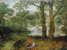 Animali al pascolo sotto gli alberi - Lucas van Valckenborch — vista dell’opera