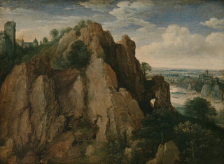 Paesaggio montano - Lucas van Valckenborch — vista dell’opera