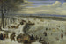 Vista di Anversa con il Fiume Schelda Ghiacciato - Lucas van Valckenborch — vista dell’opera