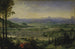 Vista di Linz con artista che disegna in primo piano - Lucas van Valckenborch — vista dell’opera