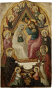 Le Couronnement de la Vierge - Maître Lucquois — vista dell’opera