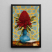Waratah - Lucien Henry — quadro incorniciato alla parete