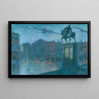 Lucien LvyDhurmer - Campo Santi Giovanni e Paolo Venice at dusk.webp
