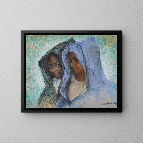 Giovani Marocchine - Lucien Lévy-Dhurmer — quadro incorniciato alla parete