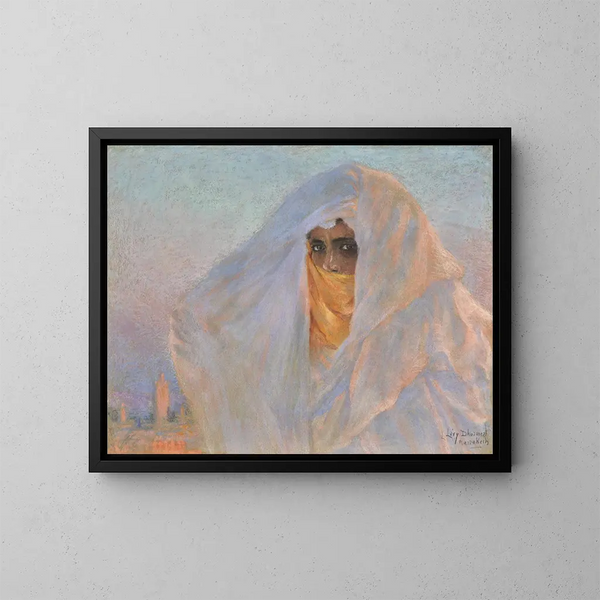 Dame de Marrakech - Lucien Lévy-Dhurmer — quadro incorniciato alla parete