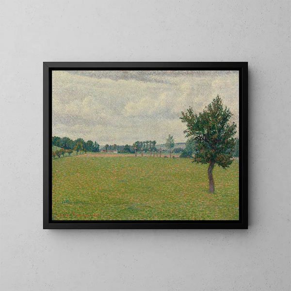 Prairie de Thierceville - Lucien Pissarro — quadro incorniciato alla parete