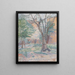 L'albero di noce - Lucien Pissarro — quadro incorniciato alla parete