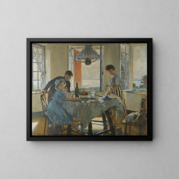 Le Petit Déjeuner - Lucien Simon — quadro incorniciato alla parete