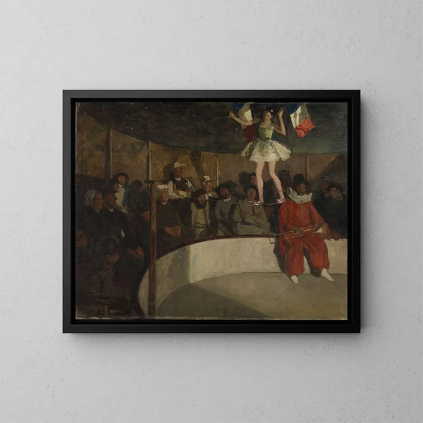 Cirque de marché en Bretagne - Lucien Simon — quadro incorniciato alla parete