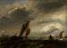 Mare leggermente agitato con navi - Ludolf Bakhuizen — vista dell’opera