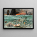 La pesca delle aringhe in Scozia delle barche di Berck - Ludovic Lepic — quadro incorniciato alla parete