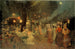 Il Giardino della bal Bullier di notte - Ludovic Vallée — vista dell’opera