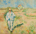 Uomo in bianco in un paesaggio di Skagen - Ludvig Karsten — vista dell’opera