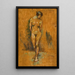 Nu femminile in piedi - Ludvig Karsten — quadro incorniciato alla parete