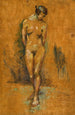 Nu femminile in piedi - Ludvig Karsten — vista dell’opera