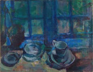 La cucina blu - Ludvig Karsten — vista dell’opera