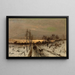 Paesaggio Invernale - Ludvig Munthe — quadro incorniciato alla parete