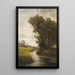 Arbres au bord de l'eau - Ludvík Bartók — quadro incorniciato alla parete