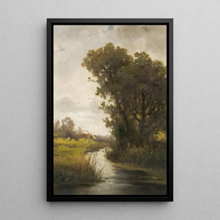 Ludvk Bartk - Trees by the Water.webp