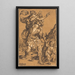 Énée sauvant son père de Troia - Ludwig Bösinck — quadro incorniciato alla parete