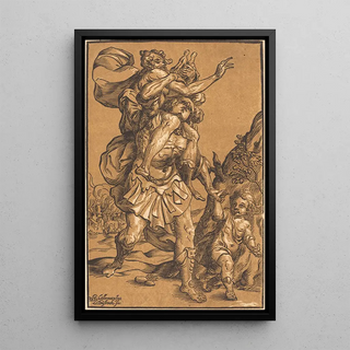 Ludwig Bsinck - Aeneas Saving His Father from Troy.webp