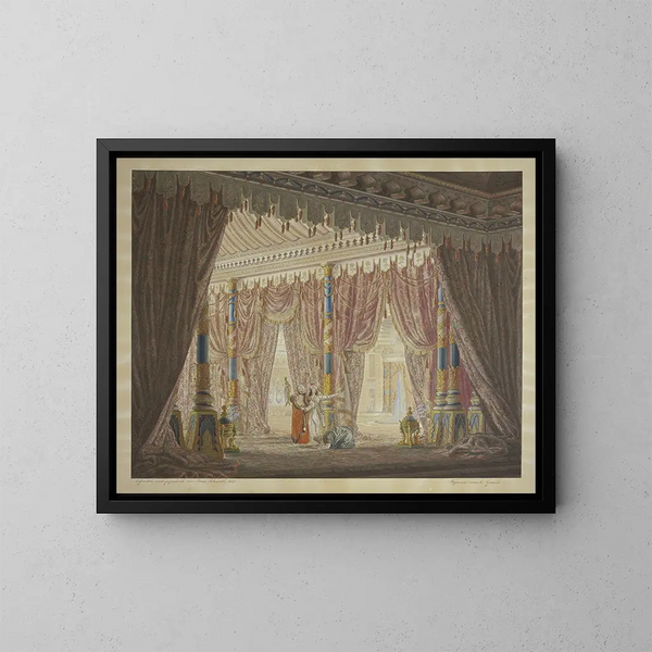 Sala orientale - Ludwig Daniel Philipp Schmidt — quadro incorniciato alla parete
