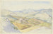 Le colline sabine e Rocca Santo Stefano viste da Civitella - Ludwig Deurer — vista dell’opera