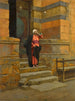 Prima della moschea - Ludwig Deutsch — vista dell’opera