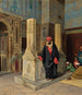 Prier dans la Mosquée Bleue du Caire - Ludwig Deutsch — vista dell’opera