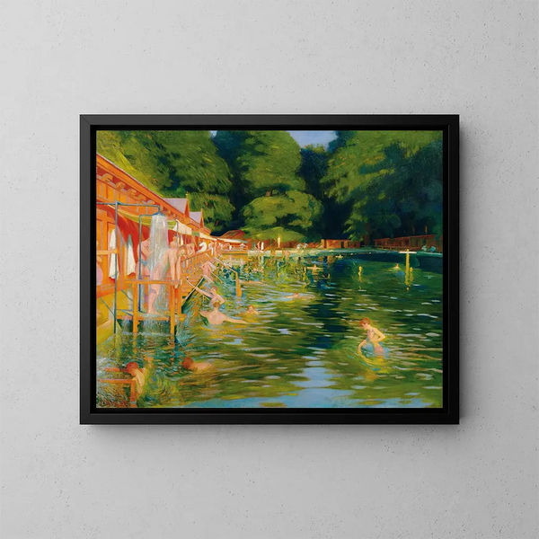 Piscine - Ludwig Ferdinand Graf — quadro incorniciato alla parete