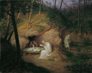Ludwig Ferdinand Schnorr von Carolsfeld - Der tote Eremit.webp