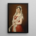 Portrait d'une dame - Ludwig Gloss — quadro incorniciato alla parete