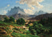 Un paesaggio con un lago di montagna - Ludwig Halauska — vista dell’opera