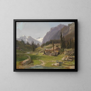 Ludwig Halauska - Gebirgslandschaft.webp