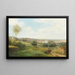 Vista di Zeiselmauer-Wolfpassing vicino a Tulln - Ludwig Halauska — quadro incorniciato alla parete