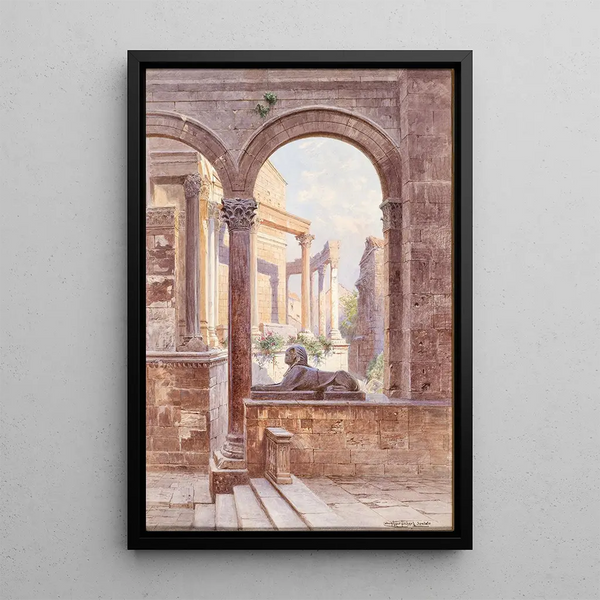 Ludwig Hans Fischer - A view of Diocletians Palace in Split.webp