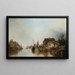 Rive de l'Escaut - Ludwig Hermann — quadro incorniciato alla parete