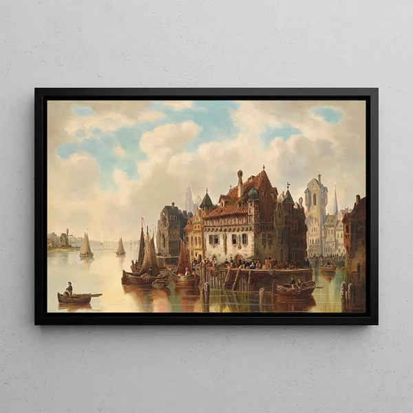 Ludwig Hermann - Stadt am Fluss.webp
